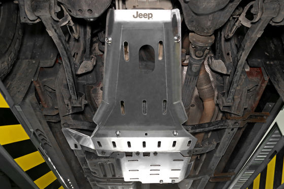 1810*870*8mm 알루미늄 합금 엔진 덮개 아래 보호 스키드 플레이트 Jeep Wrangler JL
