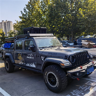 JEEP 4x4 알루미늄 합금 자동차 지붕 수하물 트레이 플랫폼 지붕 래크 JK JL TJ를 위한 바구니