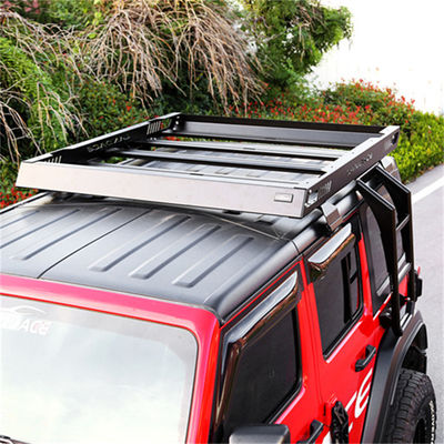 JEEP 4x4 알루미늄 합금 자동차 지붕 수하물 트레이 플랫폼 지붕 래크 JK JL TJ를 위한 바구니
