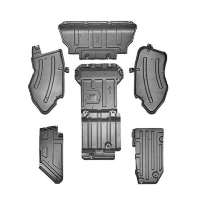 1810*870*8mm 오프로드 알루미늄 합금 엔진 뚜?? 아래 진흙 플래프 보호 스키드 플레이트 JEEP Wrangler JL JK