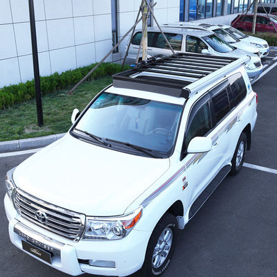 도요타 LC150 LC200 LC300의 검은색 가루 코팅 자동차 지붕 랙 캠핑에 적합합니다