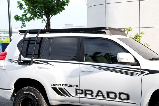 도요타 프라도 LC 150 알루미늄을 위한 검은색 가루로 코팅된 오프로드 자동차 지붕 래크
