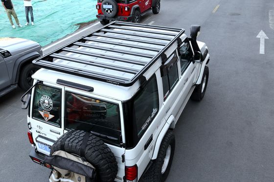 토요타 Lc 76 4x4 차량 액세서리 전력 코팅과 알루미늄으로 된 평면 지붕 래크