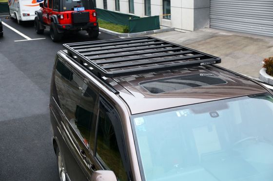 블랙 알루미늄 자동차 지붕 래크 포크스바겐 멀티밴 4x4 차량 외관 액세서리