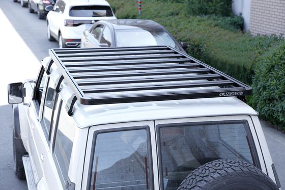 견고하고 내구성 있는 알루미늄 평면 지붕 랙 NISSAN Y60용 화물 운송 수하물 랙