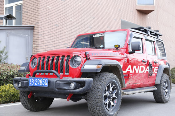 블랙 레드 후드 라치 키트와 함께 당신의 지프 랭글러 JK 07 오프로드 성능을 향상