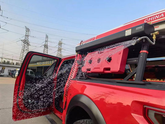 높은 4WD 블랙 파우더 코팅 캠핑용 알루미늄 도로 샤워 OEM 서비스 허용