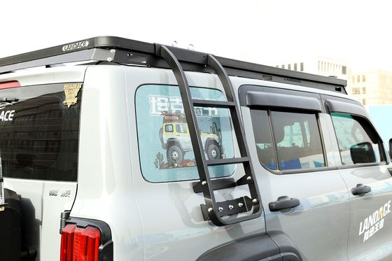 18-23 Wrangler Rubicon Jeep Fitment 직접 알루미늄 지붕 래크 사다리 탱크 300