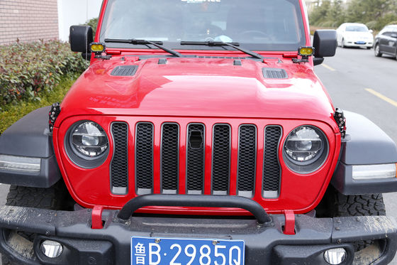 지프 랭글러 JK JL 2007 중형형 블랙 알루미늄 후드 랩 키트