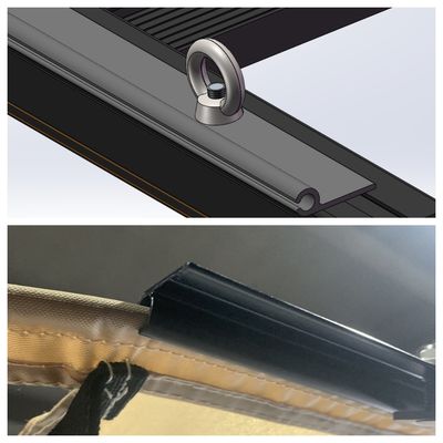 가벼운 캠핑 액세서리 자동차 천장 천장 외부 텐트 방수 지수 3000mm