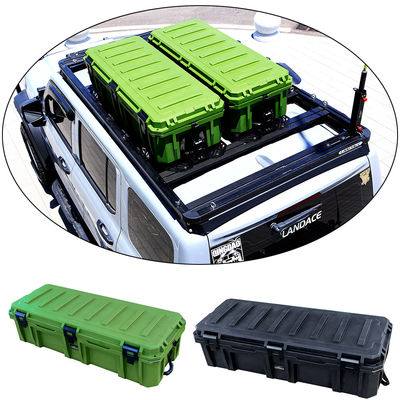 직사각형 4WD 4x4 외관 액세서리 자동차 지붕 랙용 LLDPE 플라스틱 캠핑 저장 상자
