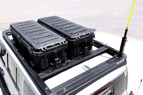 직사각형 4WD 4x4 외관 액세서리 자동차 지붕 랙용 LLDPE 플라스틱 캠핑 저장 상자
