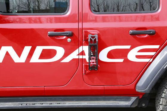 맞춤형 CNC 조각 접이식 자동차 발 페달 330*86*55mm Jeep Wrangler JL JK