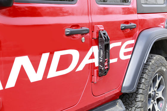 맞춤형 CNC 조각 접이식 자동차 발 페달 330*86*55mm Jeep Wrangler JL JK