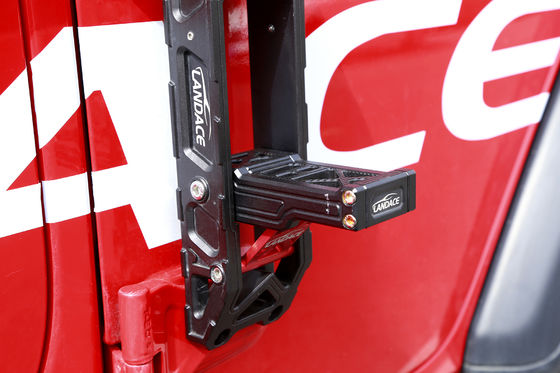 검은색 CNC 가공 자동차 문 Jeep Wrangler JL JK 접이성 하드 애노딩 마감