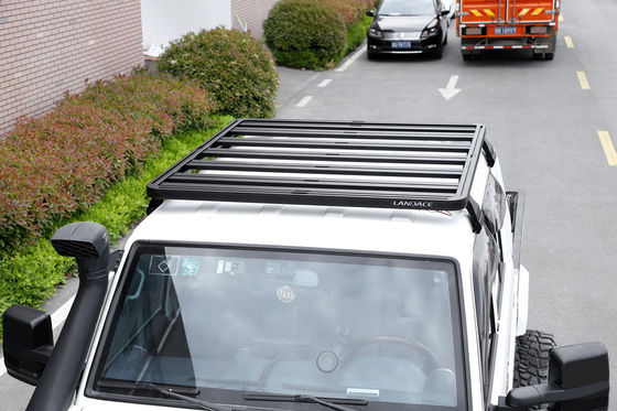 쉽게 설치 TOYOTA LC 79를 위한 검은색 파우더 코팅 지붕 래크 직접 사용자 정의