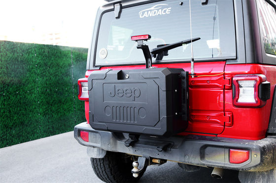 2018- Jeep Wrangler TANK300 알루미늄 합금 꼬리 게이트 저장 상자 외장 액세서리