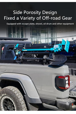 1336x1529x505mm 토요타 픽업 베드 랙을 위한 실버 블랙 파우더 코팅 오프로드 마운트