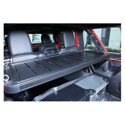 JEEP Wrangler JL JK 후문 디자인용 알루미늄 합금 자동차 트렁크 부트 수하물 선반