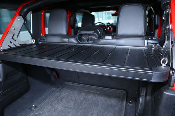 JEEP Wrangler JL JK 후문 디자인용 알루미늄 합금 자동차 트렁크 부트 수하물 선반