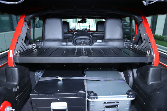 JEEP Wrangler JL JK 후문 디자인용 알루미늄 합금 자동차 트렁크 부트 수하물 선반
