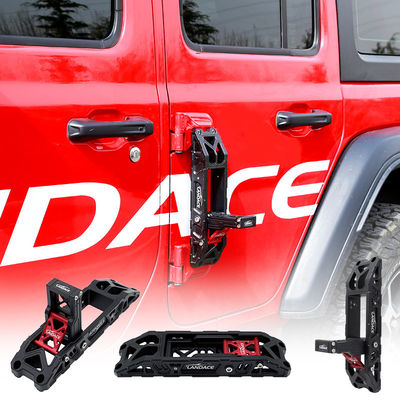 JEEP Wrangler JL JK 2023 하드 애노딩 알루미늄 합금 사이드 도어 후크 페달 시장