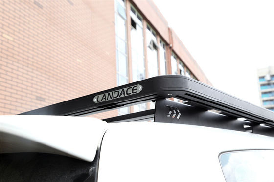 도요타 LC 200 검은색 평면 지붕 래크 수하물 기어 4x4 차량용 자전거 받침대
