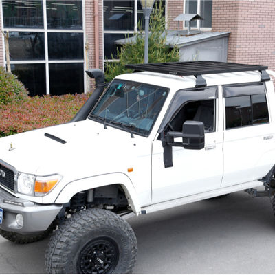 검은 색 아크조 노벨 가루로 코팅 된 유니버설 지붕 래크 바구니 4x4 알루미늄 합금 지붕 래크