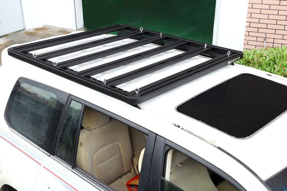 1889*1225mm 안오드 산화 표면 스틸 알루미늄 Y60 SUV 차 바 4x4를 위한 검은색 지붕 랙