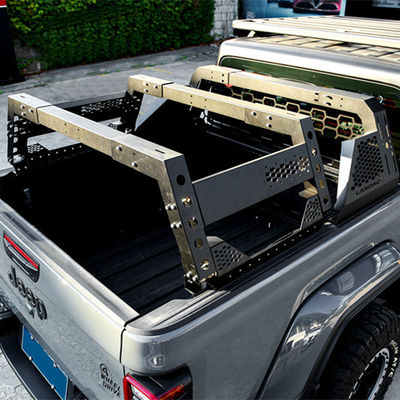 2011-2012년 도요타 타쿠마 Tanto Hilux 포드 랩터 DMAX 픽업용 검은색 스테인리스 스틸 가슴 침대 랙 시스템