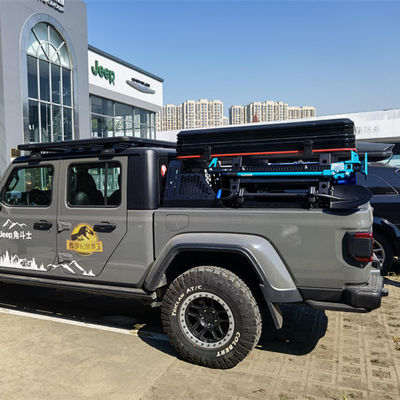 2011-2012년 도요타 타쿠마 Tanto Hilux 포드 랩터 DMAX 픽업용 검은색 스테인리스 스틸 가슴 침대 랙 시스템
