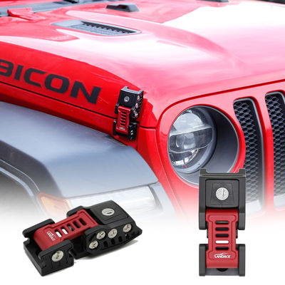 제이프 JL 커스터마이징 2X 알루미늄 후드 잠금 잠금 잡기 부 Buckle 안오딩 표면