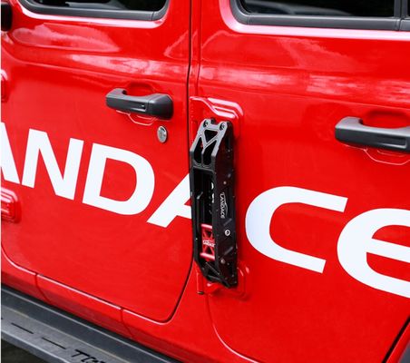 2016-2018 랭글러 알루미늄 합금 랭글러 애호가용 검은색 측면 문 사다리