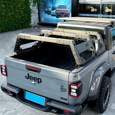 도요타 랜드 크루저 프라도 Fj120 실버 트럭 침대 랙 시스템 DMAX 및 지프 JK 픽업