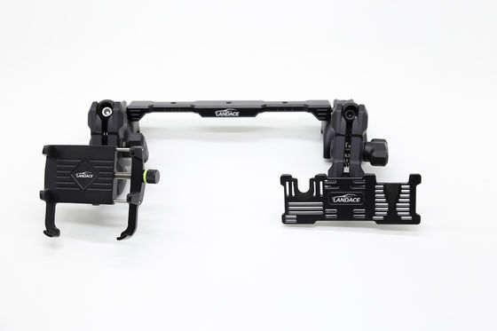 멀티 마운트 대시 폰 홀더 + GoPro 마운트 알루미늄 슬라이드 레일, 유연 한 각 2018-2022 Jeep Wrangler