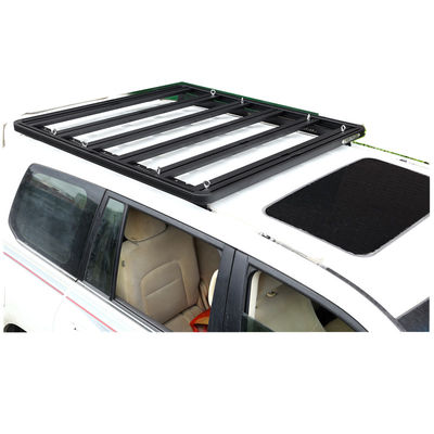 300KG 로딩 용량 JK JL 4Runner Hilux Ranger용 검은색 자동차 지붕 수하물 수송기