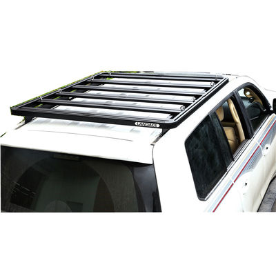 300KG 로딩 용량 JK JL 4Runner Hilux Ranger용 검은색 자동차 지붕 수하물 수송기