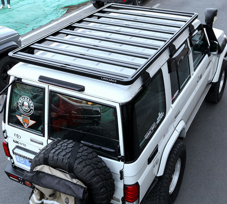 유니버설 4X4 알루미늄 스틸 화물 운송자 SUV Jimny Fj 크루저 4runner 1540X1425mm를 위한 바구니 지붕 랙